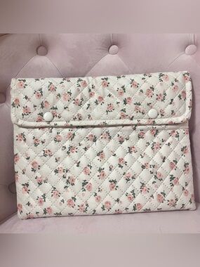 Floral Laptop Bag For 13-14 Inch Laptops Compatible With MacBook Portable Laptop